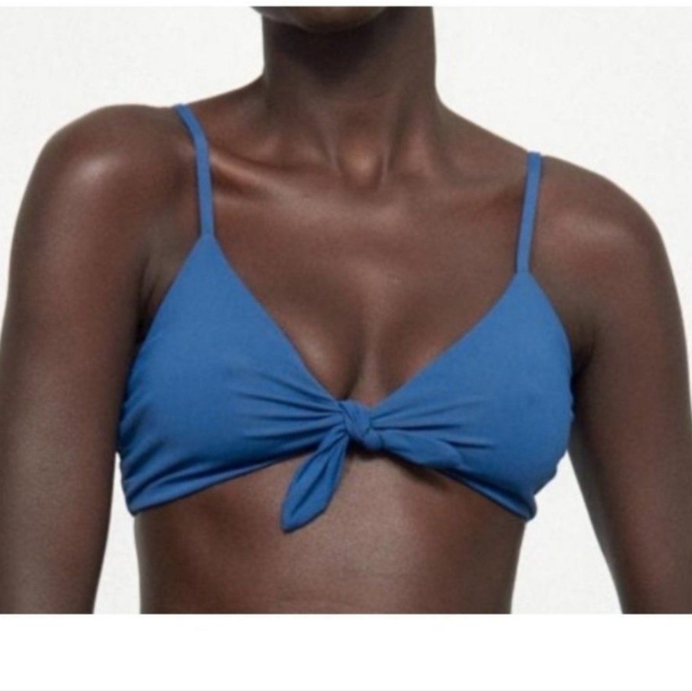 Mara Hoffman Carla Tie-Front Bikini Top